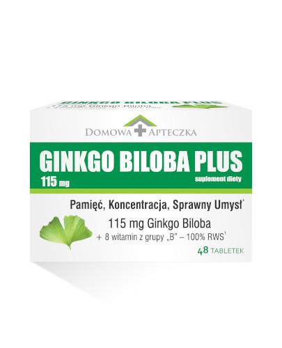 DOMOWA APTECZKA Ginkgo Biloba Plus - 48 tabl.